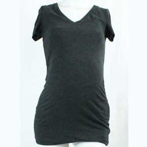 3/$20 GAP Maternity Pure Body Charcoal VNeck Size XS